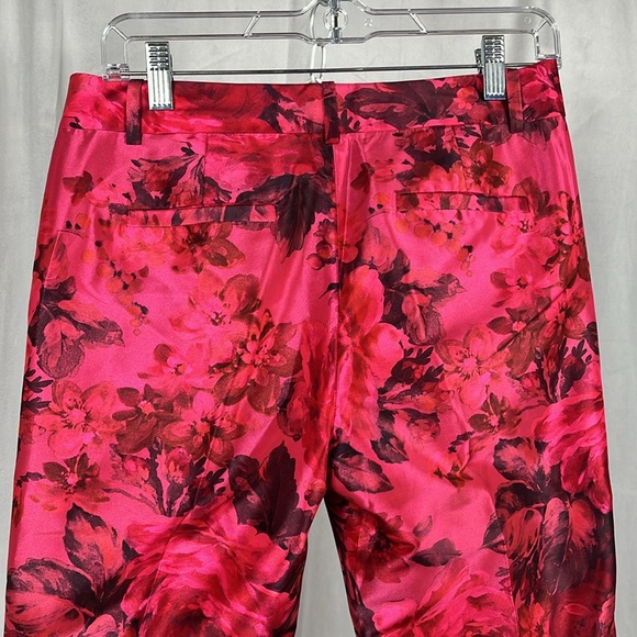 J. Crew Cafe Capri Pant in Floral Taffeta. - Picture 5 of 8